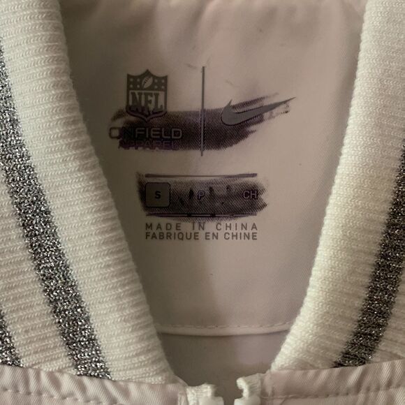 NIKE Super Bowl on field coat full zip front pockets magnetic clasp size Small - Picture 3 of 16